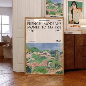 Matisse-tentoonstellingsposter | MoMA | Paysage Les genêts (landschapsbezem), 1906 | Gicléedruk van museumkwaliteit | Idee voor verjaardagscadeau