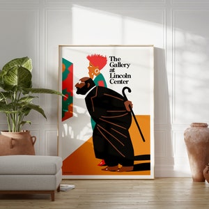 The Gallery at Lincoln Center, 1990 | Milton Glaser Poster | Mid-Century Modern Wall Art