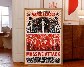 Massive Attack - Mezzanine - 1998 - Framed Original Promo