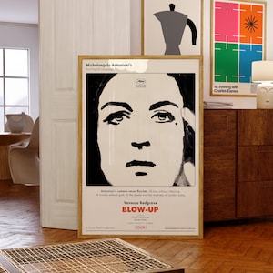 Blow-Up (1966) Movie Poster | Michelangelo Antonioni | Cannes Film Festival | by Curated Studio Art | Mid-Century Modern Movie Poster