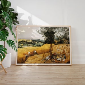 Pieter Bruegel the Elder | The Harvesters, 1565 | Museum-Quality Giclée Art Printing | Christmas and Birthday Gift