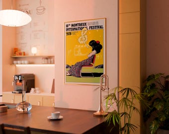 Tadashi Nadamoto Mid-century Modern Japanese Concert Poster - Etsy