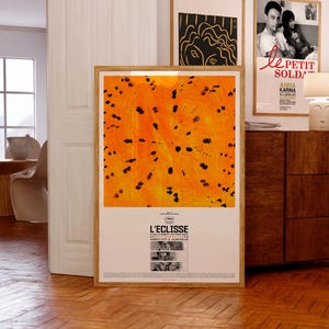 L&#39;Eclisse (1962) Italian Movie Poster | Michelangelo Antonioni | Alain Delon and Monica Vitti | Museum-Quality Giclée | Gift for Film Lovers