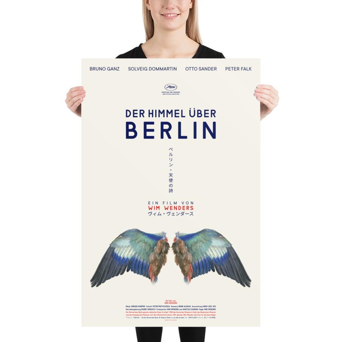 Der Himmel über Berlin (1987) Japanese Movie Poster | Wings of Desire by Wim Wenders German Movie Poster | Valentine's Day Gift Ideas - Etsy