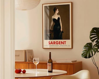 Sargent Exhibition Poster | Portrait of Madame X, 1884