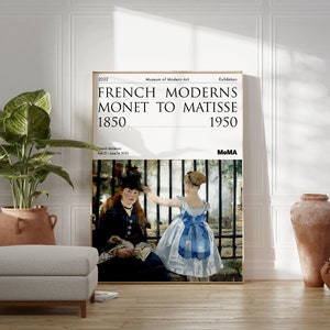 La ferrovia, 1873 / Manifesto della mostra di Édouard Manet / MoMA / Idea regalo di compleanno