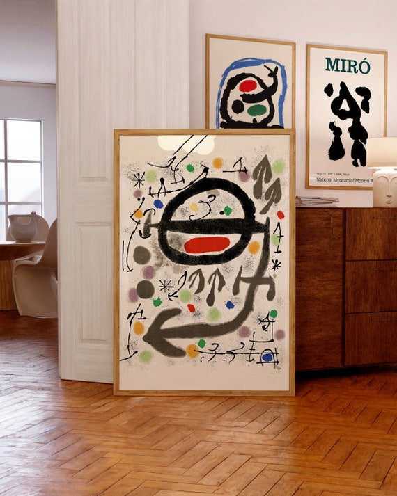 ジョアン・ミロのアートプリント｜ペルセイド No.05｜ミッド