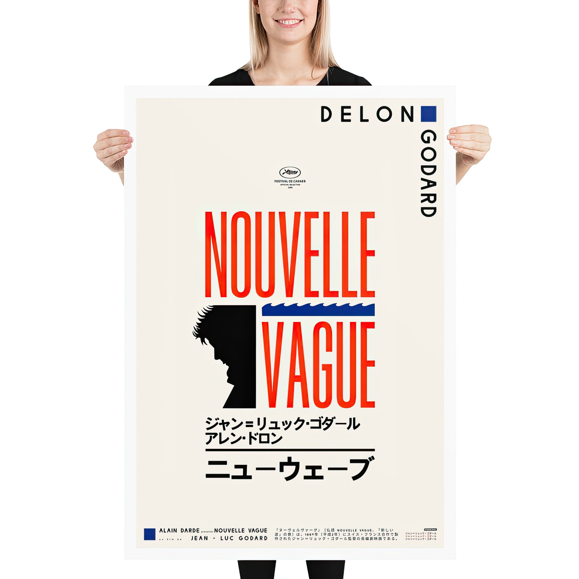 Nouvelle Vague (1990) Poster | Jean-luc Godard | Alain Delon