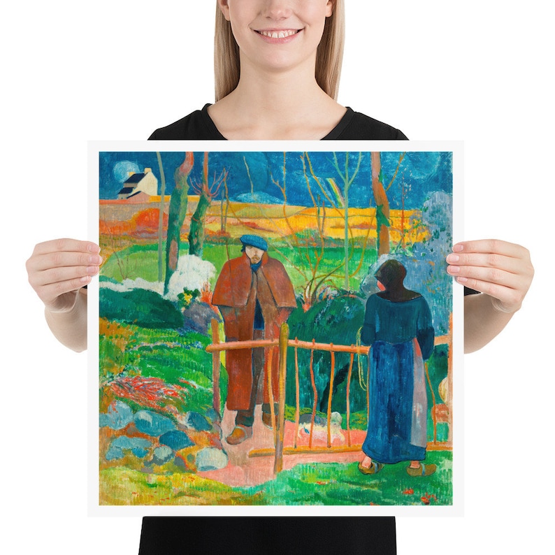 Paul Gauguin Art Print | Bonjour, Monsieur Gauguin, 1889 | Christmas and Birthday Gift Ideas image 5
