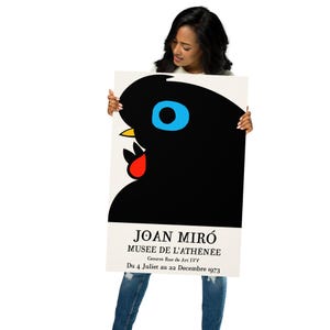 Joan Miró Exhibition Poster, 1973 | Mid-Century Modern Wall Art | Museum Quality Giclée Print 20x30 inches