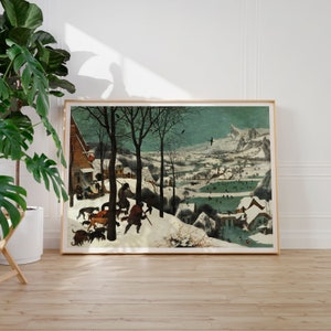 Pieter Bruegel the Elder | The Hunters in the Snow, 1565 | Museum-Quality Giclée Art Printing | Christmas and Birthday Gifts