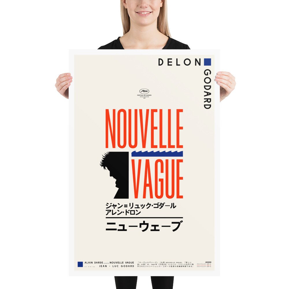 Nouvelle Vague (1990) Japanese Poster | Godard & Delon Print - Etsy