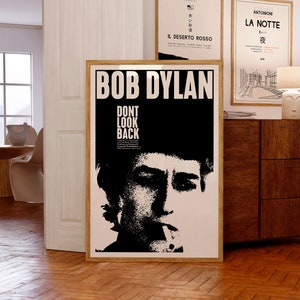 Bob Dylan: Dont Look Back (1967) Movie Poster | Mid-Century Modern Film Poster | Birthday and Christmas Gifts Idea