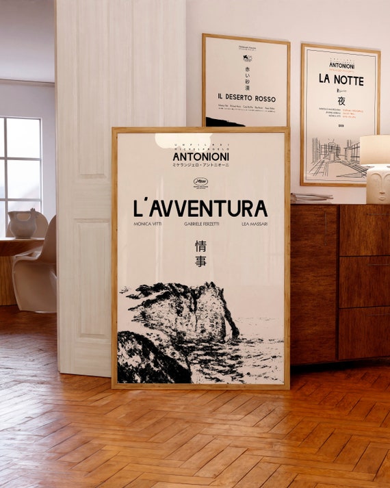 L'Avventura (1960) 日本映画ポスター |ミケランジェロ