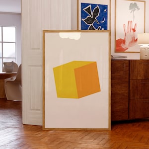Yellow Orange, 1970 | Ellsworth Kelly Poster | Mid-Century Modern Wall Art | Birthday Gifts | Museum Quality Giclée