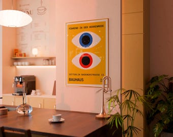 Bauhaus Exhibition Poster | 1923 Geometric Art Print