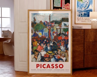 Picasso "The Fourteenth of July, 1901" Exhibition Poster | Giclée Print