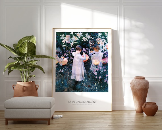 ジョン・シンガー・サージェント「カーネーション、リリー、リリー