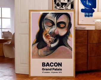 フランシス・ベーコン展ポスター｜ヘンリエッタ・モラエスの「笑う