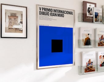 V Premio Internacional Dibujo Joan Miro, 1966 | Mid-Century Modern Miro Exhibition Poster