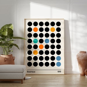 Bauhaus Poster | Bauhaus Circle Poster |  Ausstellung Weimar, 1923 | Christmas Gifts | Mid-Century Modern Poster