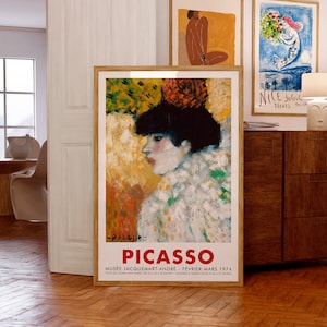 Picasso Exhibition Poster | Woman in Profile, 1901 | Museum-Quality Giclée Printing | Birthday Gift Ideas | Musée Jacquemart-André