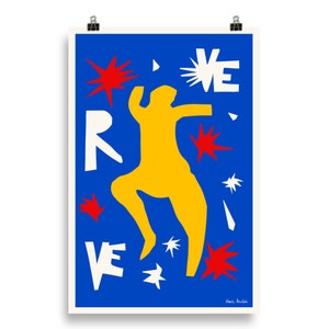 Matisse Art Print | Icarus, 1944 | Museum-Quality Giclée Printing | Edited Version 20x30 inches