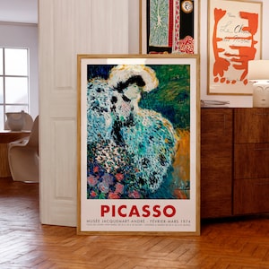 Picasso Exhibition Poster | Courtesan with Hat, 1901 | Museum-Quality Giclée Printing | Birthday Gift Ideas | Musée Jacquemart-André