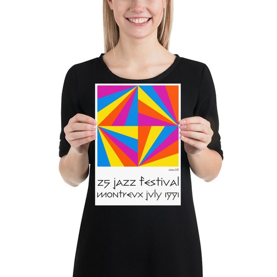 Montreux Jazz Festival, 1991 | Max Bill Poster - Etsy Montreux Jazz Festival, 1991 | Max Bill Poster - Etsy