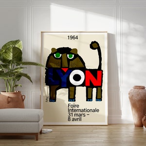 Mid-Century Modern Poster | Celestino Piatti Mid-Century Poster Art | Birthday Gift Idea | Kids Room Decor