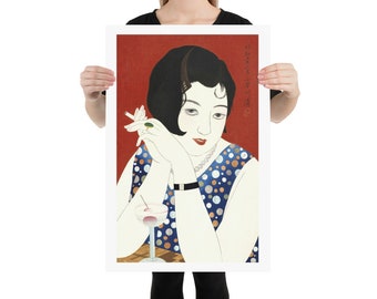 小早川清作「ほろ酔い（No. 1）」｜日本美術｜美術館級のジクレー版画