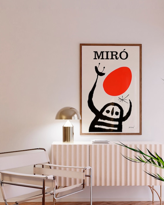 Joan Miro Exhibition Poster | Composition, 1958 - Etsy