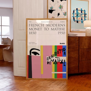 Matisse Exhibition Poster | Design for Cover of Exhibition Catalogue Poster, 1951 | MoMA | Mid-Century Modern Wall Art | Birthday Gift Idea