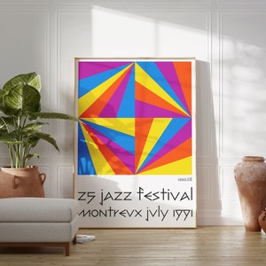 Montreux Jazz Festival, 1991 | Max Bill Poster