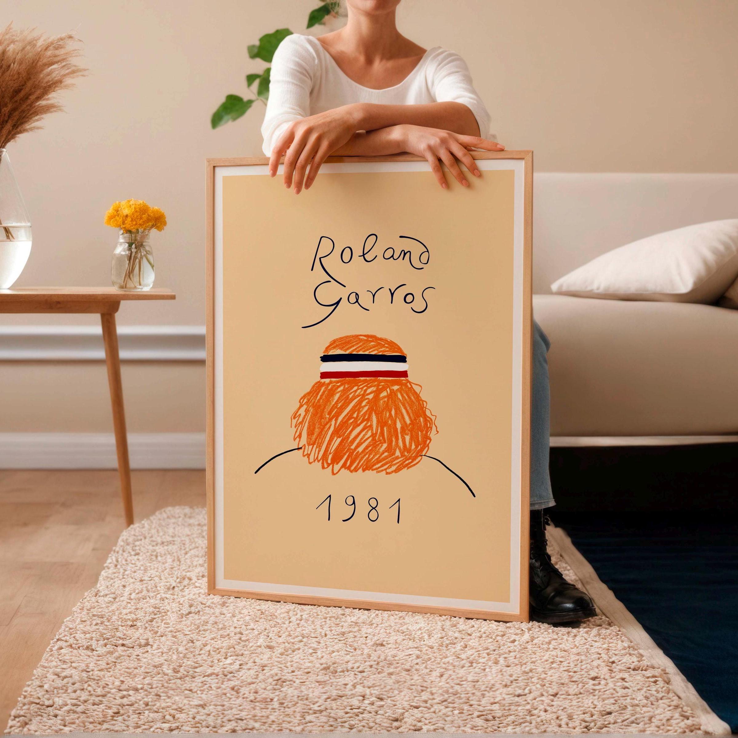 Roland Garros 1981 Tennis Poster | Spanish Pop Art | by Eduardo Arroyo ...