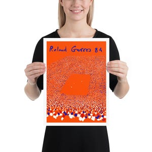 Roland Garros, 1984 | Tennis Poster | by Curated Studio Art