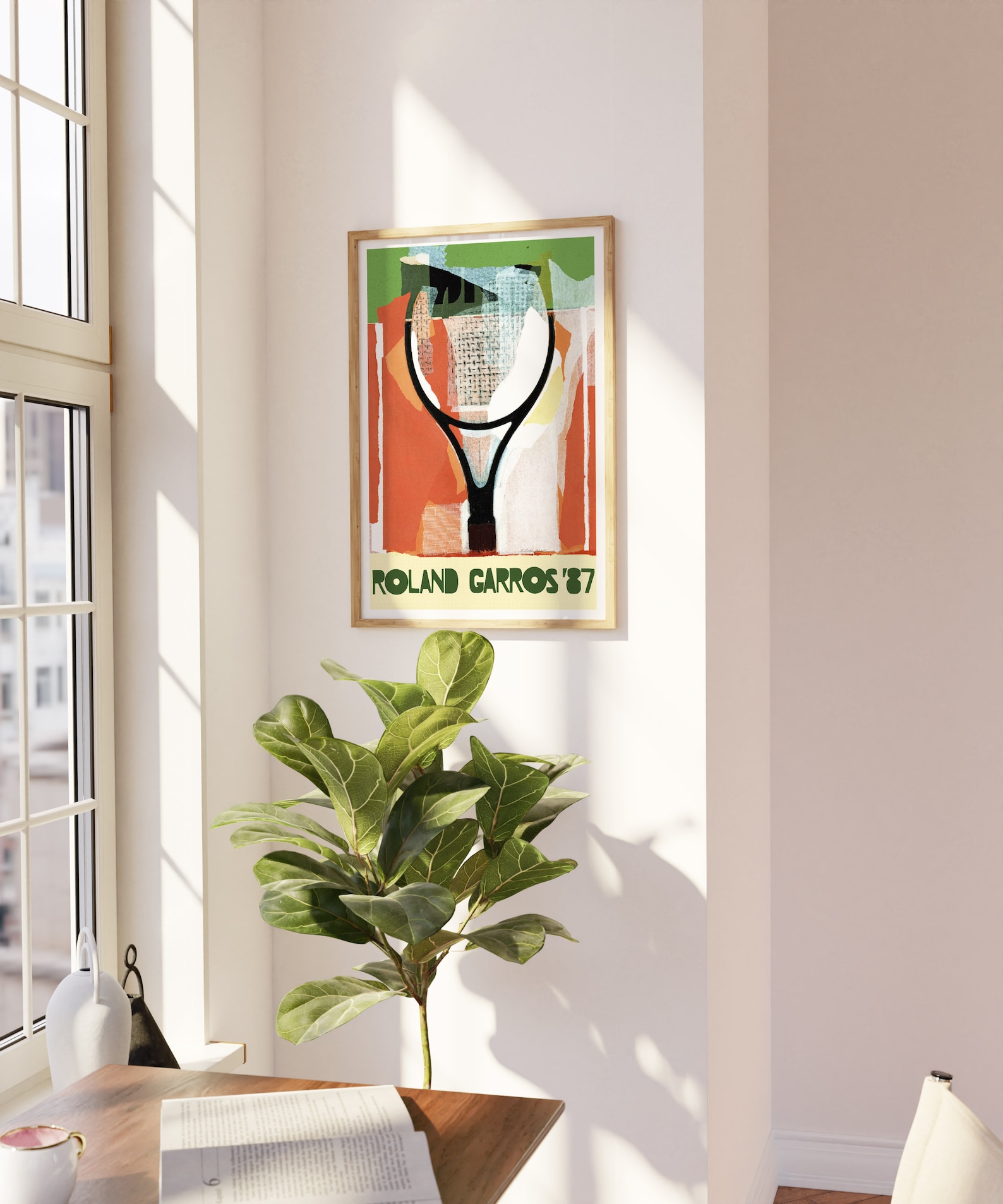 Affiche Roland Garros 1987 aperçu 3