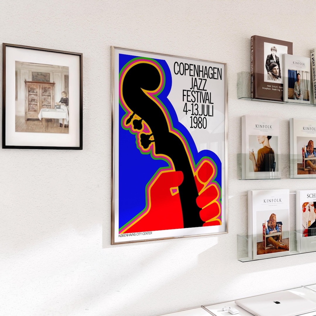 Copenhagen Jazz Festiva 1980 | per Arnoldi Concert Poster - Etsy