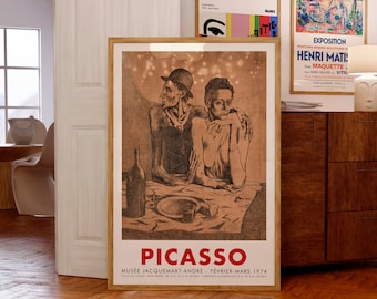 Picasso Exhibition Poster | The Frugal Repast Giclée Print