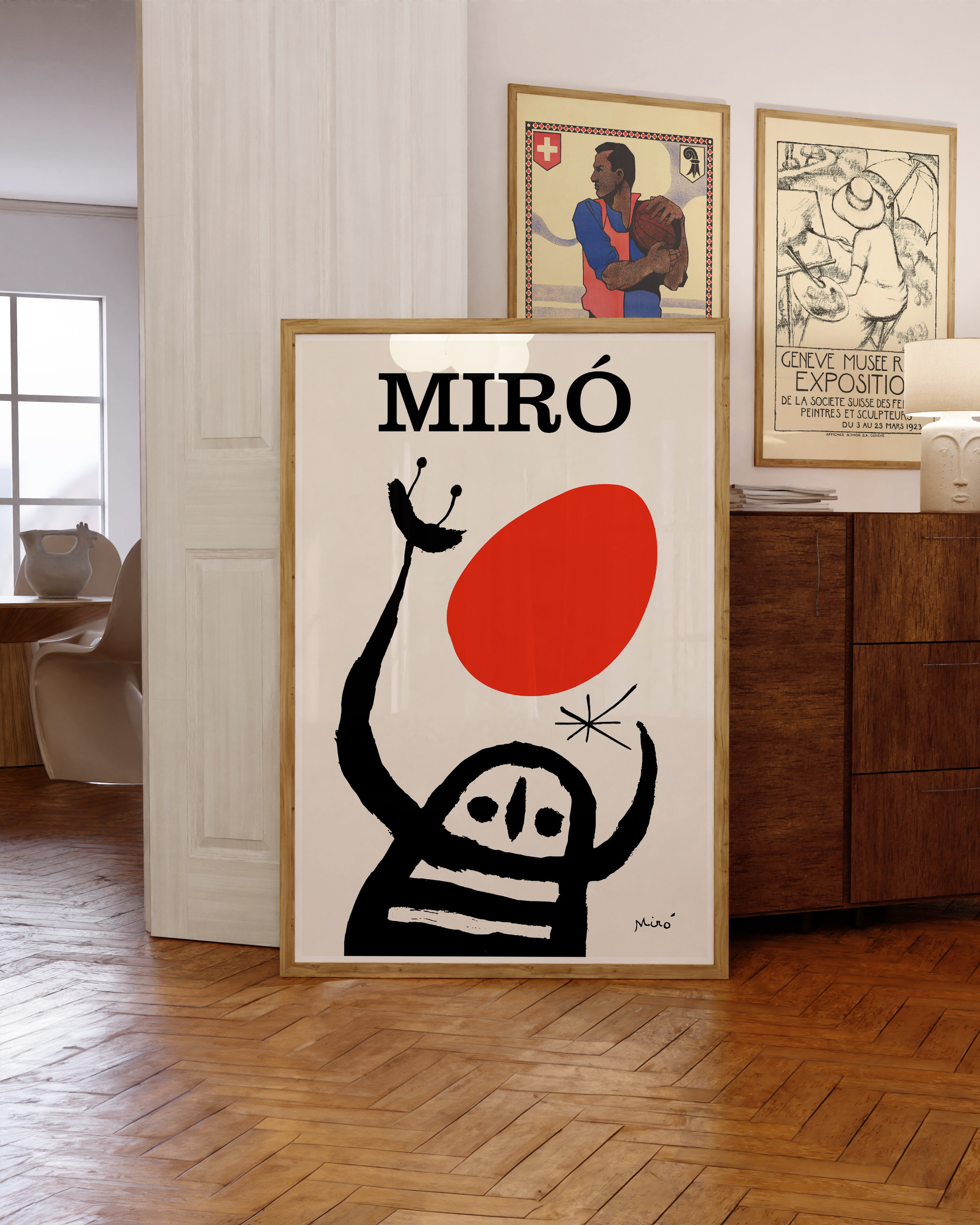Joan Miro Exhibition Poster | Composition, 1958 - Etsy
