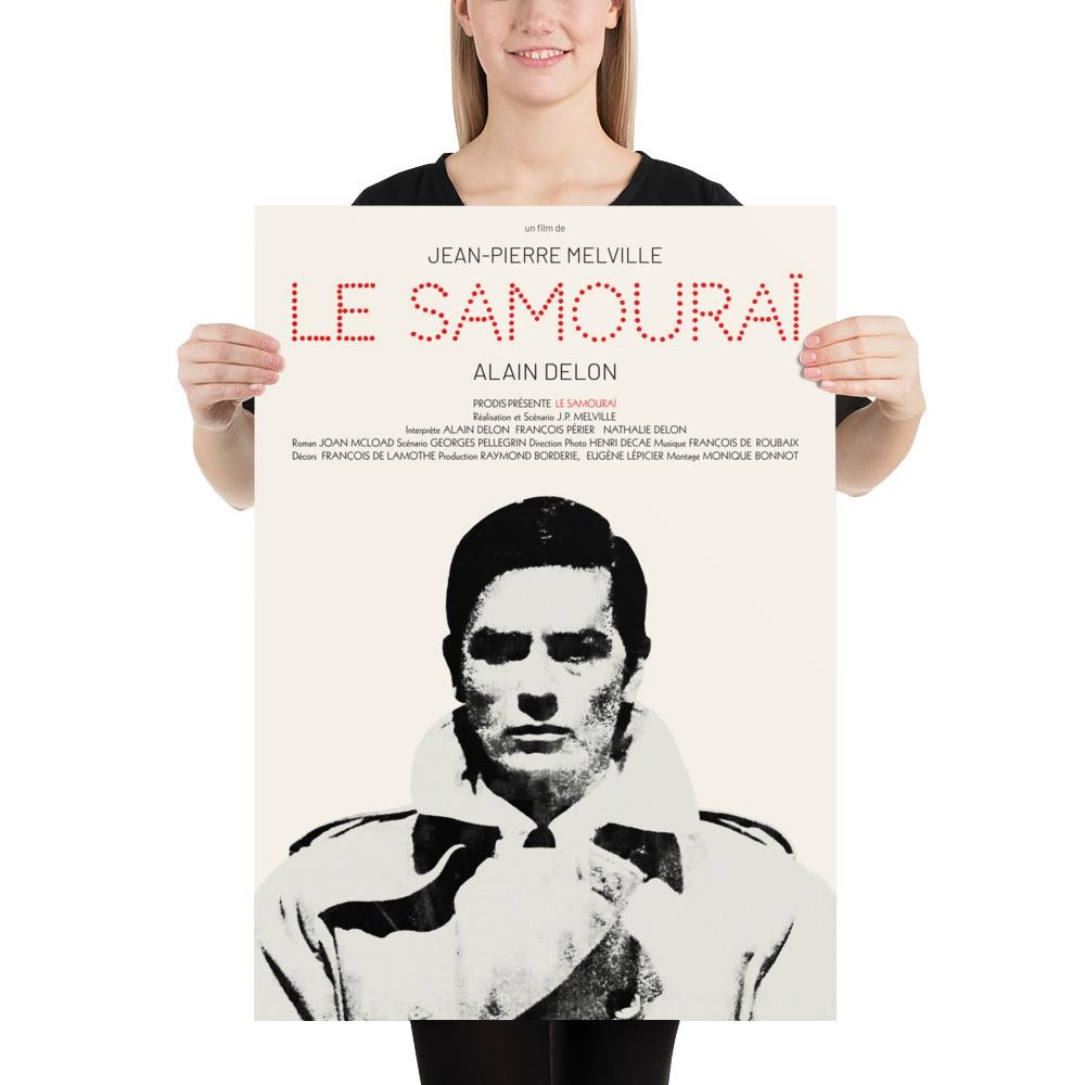 Affiche Cinéma Le Samouraï - Poster HQ 80x110cm, Neuf
