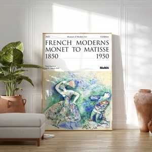 La Danse, 1928 / Manifesto della mostra di Marc Chagall / MoMA / Idea regalo di compleanno