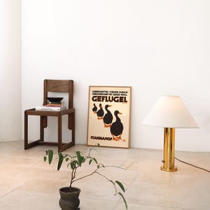 Carteles publicitarios suizos / Asociación de Alimentos de Zúrich por Sebastian Oesch, 1914 / Interiorismo de restaurante, cocina y pastelería / Regalos de Navidad
