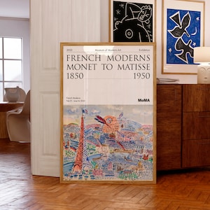 Livre d'or de Marianne, 1927 / Poster della mostra del Museo Raoul Dufy - MoMA / Idea regalo di compleanno / Stampe d'arte francesi / Giclée di qualità museale