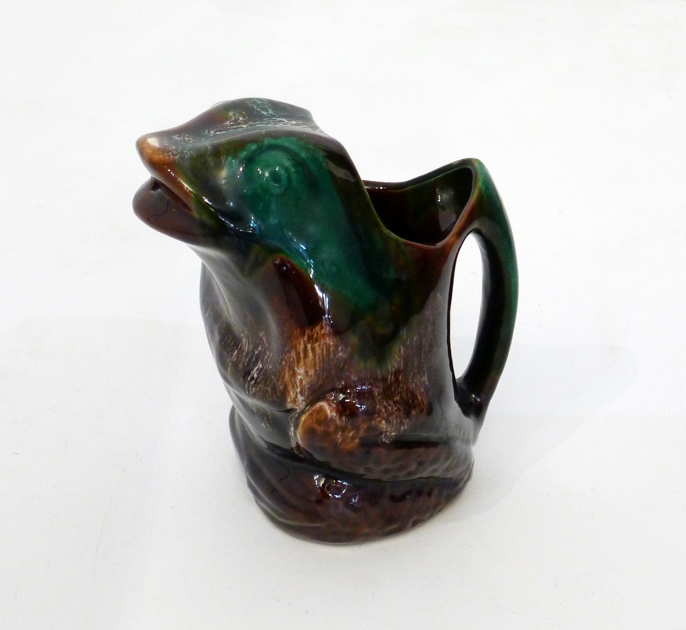 Pichet à Eau Grenouille Barbotine Midcentury