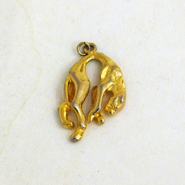 Panthère Molle pendant, Cartier style, in gold metal