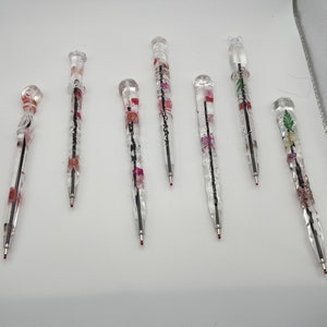 Non-refillable Pressed Flower Resin Pen