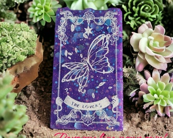Personalized Tarot Card Coaster, Resin Home Decor