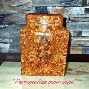 Trinket Jar, Jar, Resin Jar, Stash Jar, Storage Container, Personalized Decor,  Birthday Gift, Housewarming Gift, Home Gift