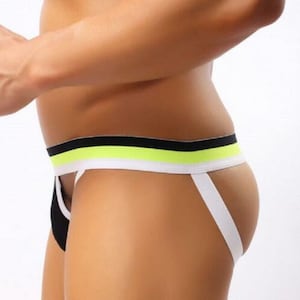 Jock Strap Men's Sexy Open Rear Posing Pouch Jockstrap Hot Brief Underwear Pants Harness Bottomless Backless Butt Brief Athletic Muscle New image 7